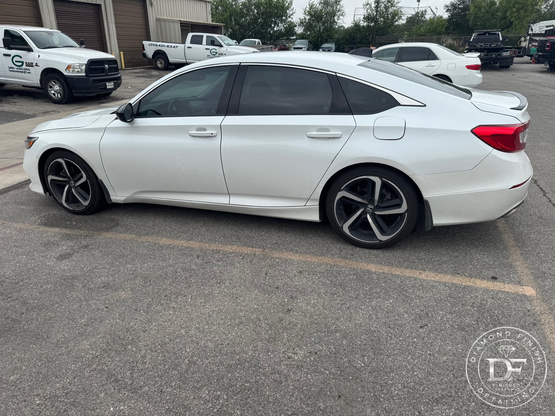 Exterior Hand Wash — Honda Accord Sport — before