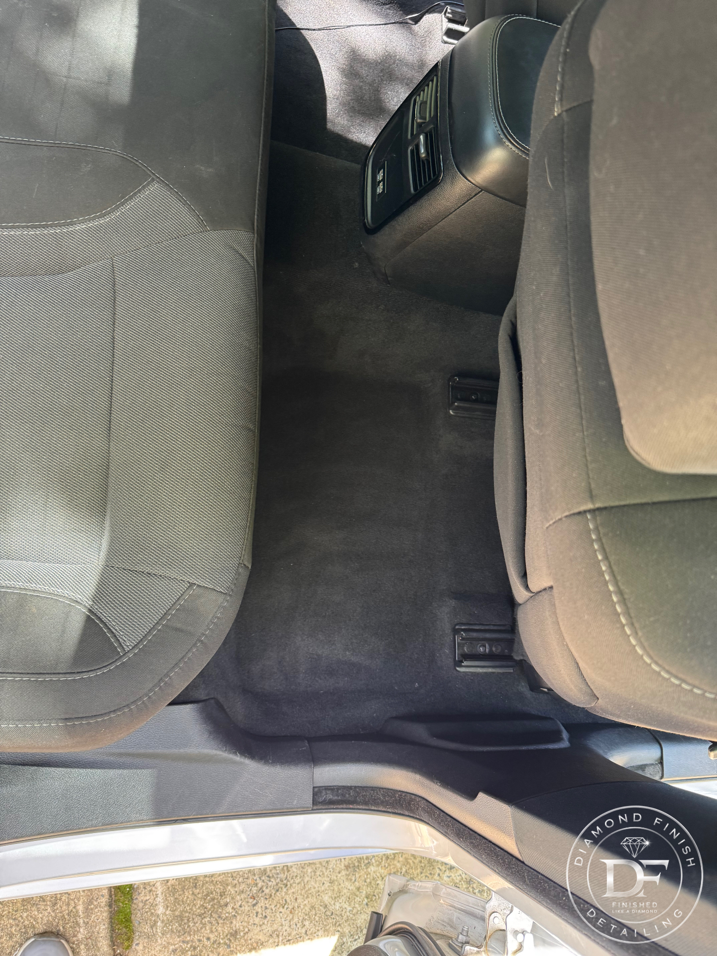 Interior Detail — Rear Floorboard — after